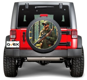Sticker Auto "Roata de Rezerva" rezistenta la intemperii si raze UV, diametru 55 cm, Cod: AVX-RR19