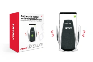 Suport auto inteligent pentru telefon cu incarcare wireless PHW-01 - Img 2