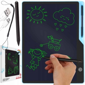 Tableta grafica de 16" pentru copii, culoare Albastru, AVX-WT-RYMT-1201-BK-BLUE