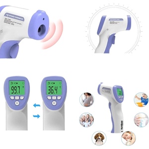 Termometru electronic cu infrarosu, Contactless, AVX-AG458E - Img 4