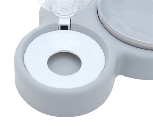 Vas Dublu Inclinat pentru hranire pisici cu Dispenser Apa, AVX-AG684E - Img 4