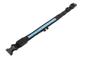 Zgarda iluminata cu LED pentru caine sau pisica, culoare Albastra, AVX-AG232A - Img 4