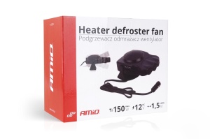 Aeroterma Auto 2in1, Ventilate, Incalzire Rapida si Dezghetare Geamuri, 12V, Putere 150W, cu mufa de bricheta - Img 4