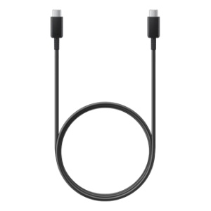 Cablu de date Samsung EP-DX310JBE USB-C al USB-C 3A 1,8m negru - Img 2