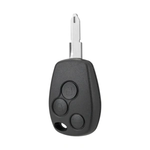  Carcasa Telecomanda Auto cu 3 butoane si lamela inclusa, compatibila Dacia Logan, Sandero, Duster - Img 2