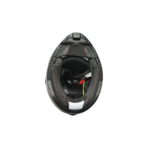 Casca motocross integrala, negru mat cu viziera transparenta si ochelari de soare marimea XL, model LION - Img 6