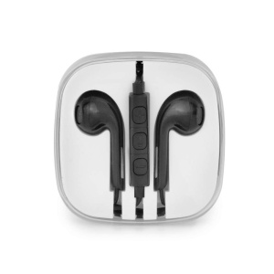 Casti audio cu mufa Jack 3,5mm Negru - Img 2