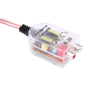 Convertor nivel semnal Hi-Low STEREO cu intrare 2 x RCA - Img 5
