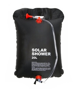 Dus solar suspendat pentru camping sau plaja, capacitate 20l, culoare Neagra - Img 6