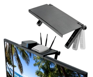 Etajera TV / Monitor din ABS, reglabila, dimensiune 33 x 16.5 cm - Img 1