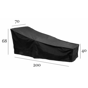 Husa impermeabila pentru sezlong gradina, 200 x 70 cm - Img 3