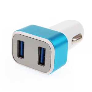 Incarcator auto 2xUSB cu Voltmetru Digital - Img 1