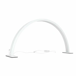 Lampa de birou pentru cosmetica sau manichiura, cu LED-uri, fara umbre, design curbat, culoare Alba, pentru saloane sau uz personal - Img 3