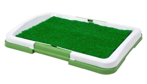 Litiera Inteligenta cu iarba artificiala pentru caini si catei de talie mica, 47 x 34cm - Img 3