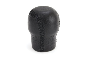 Nuca schimbator de viteza din piele neagra cu fir negru - 01757
