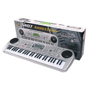 Orga electronica cu 54 de clape, afisaj LCD si microfon (Keyboard, Pian electronic) - Img 8