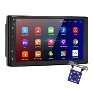 Player Video Auto cu ANDROID si GPS + Camera Marsarier INCLUSA, dimensiune 2DIN, TouchScreen de 7 inch, 4 x 45W, model WDS-40 cu Bluetooth, Handsfree, Radio, MP3, WMA, MP4, Telecomanda - Img 1