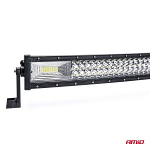Proiector LED BAR model "CURBAT" pentru Off-Road, ATV, SSV, putere 729 W, culoare 6500K, tensiune 9-36V, dimensiuni 1300 x 80 x 84 mm - Img 2