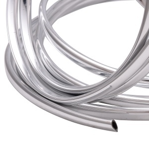 Rola Ornament Auto de tip "U" pentru muchii sau grila ventilatie, 15m liniari, culoare Crom SILVER - Img 3