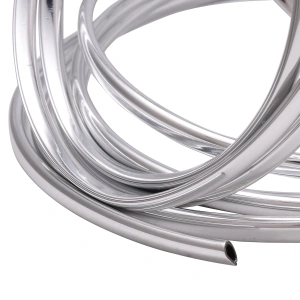 Rola Ornament Auto de tip "U" pentru muchii sau grila ventilatie, 15m liniari, culoare Crom SILVER - Img 3