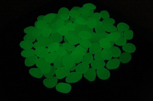 Set 100 pietre decorative fluorescente, culoare Verde, AVX-AG653B - Img 3