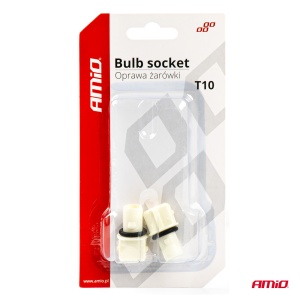 Set 2 socluri bec T10, W5W, W3W, W16W, cu garnitura din cauciuc - Img 4