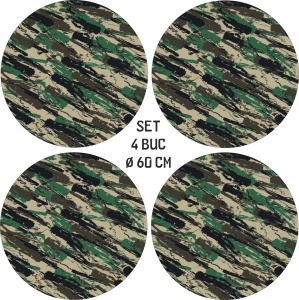 Set 4 Folii Imprimate Outdoor cu EcoSolvent, autoadezive, pentru decorarea jantelor auto, dimetru 60 cm, model FJT-19 - Img 4