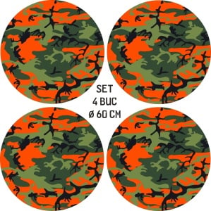 Set 4 Folii Imprimate Outdoor cu EcoSolvent, autoadezive, pentru decorarea jantelor auto, dimetru 60 cm, model FJT-29 - Img 4