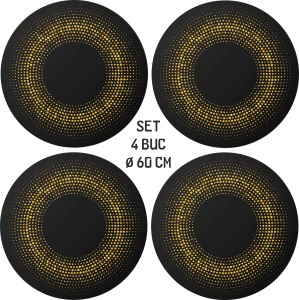 Set 4 Folii Imprimate Outdoor cu EcoSolvent, autoadezive, pentru decorarea jantelor auto, dimetru 60 cm, model FJT-41 - Img 4