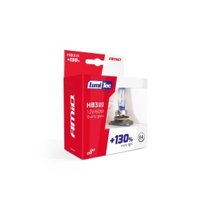 Set becuri cu halogen HB3 12V 60W LumiTec LIMITED + 130% DUO BOX - Img 2