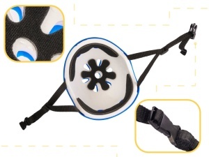 Set Protectie pentru copii, 7 piese, model SKATEBOARD, culoarea Albastra - Img 4