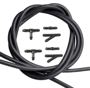 Set Universal cu 2 diuze spalare parbriz + furtunuri si accesorii de montaj - Img 4
