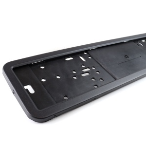 Suport numar inmatriculare din INOX negru mat, LPF 003