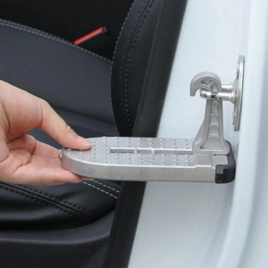 Treapta pliabila pentru inchizatoare usa autoturism cu ciocan pentru spart geamul - Img 3