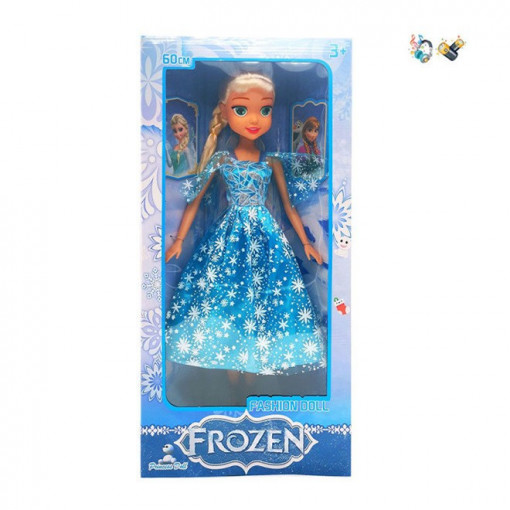 Papusa Disney Frozen Elsa cu efecte sonore, 60 cm,