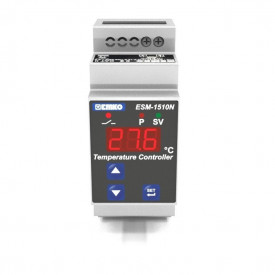 ESM-1510-N.2.18.0.1/00.00/2.3.0.0, regulator de temperatura, intrare NTC -50...+100grdC, iesire pe releu 1NO+1NC 5A, alimentare 24VAC/DC, montare pe sina DIN
