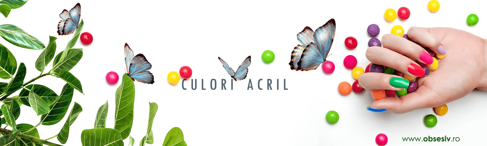 Culori Acril pentru Manichiura
