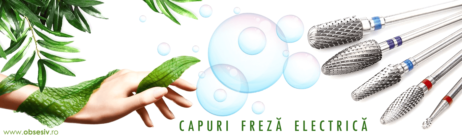 Capuri Freza Electrica Manichiura
