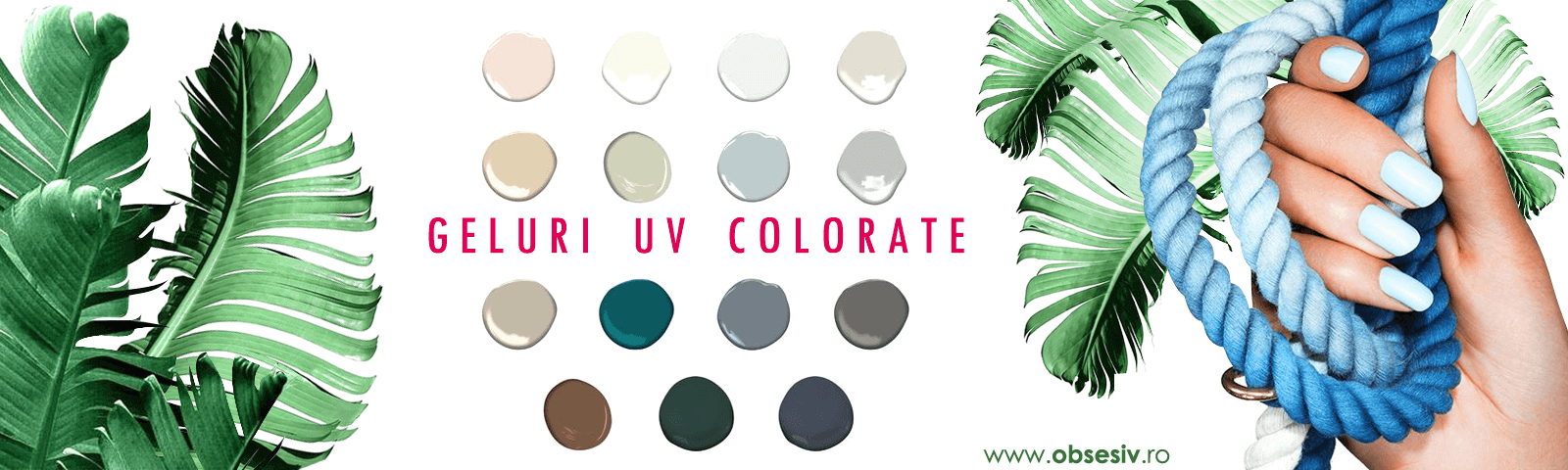 Geluri UV Colorate pentru Manichiura si Pedichiura