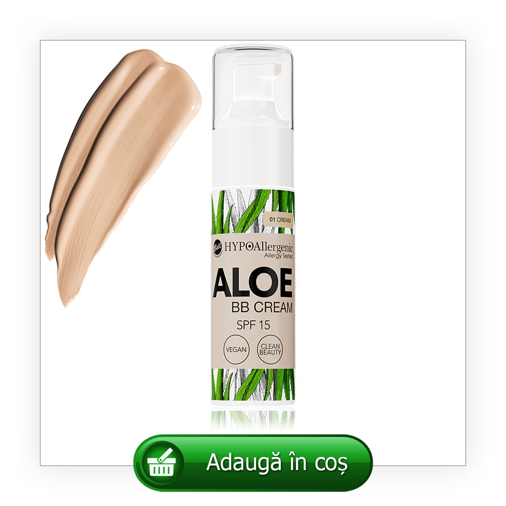 BB Cream hipoalergenic pentru ten sensibil. Culoare Crem.