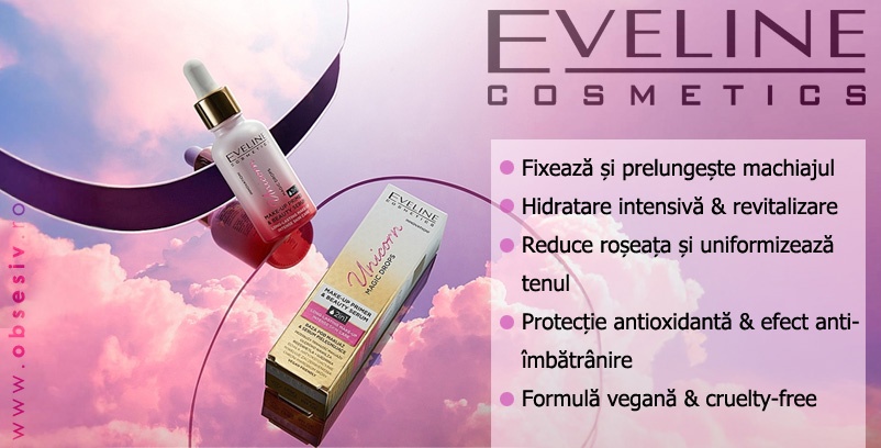 Baza si Ser Machiaj 2 in 1 Unicorn Magic Drops Eveline Cosmetics