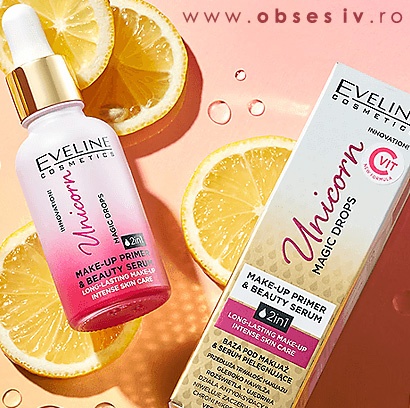 Unicorn Magic Drops Eveline Cosmetics - Baza si Ser Machiaj 2 in 1 