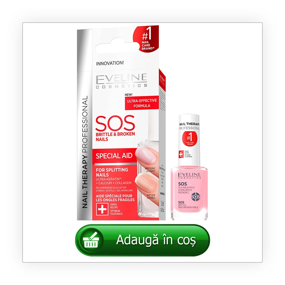 Tratament SOS Balsam pentru Unghii Fragile și Casante de la Eveline Cosmetics