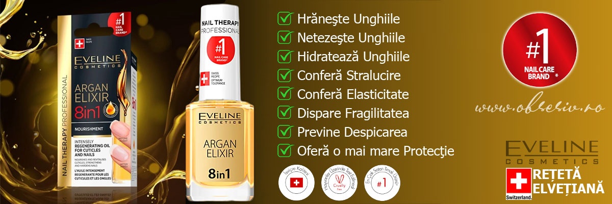 Ulei Cuticule ARGAN cu Tratament 8 in 1 Regenerare Rapida