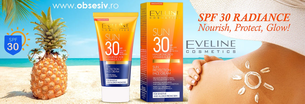 Crema Față cu Protectie Solara Ridicata SPF30 cu Filtre UVA si UVB Eveline Cosmetics