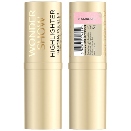 Highlighter Stick Eveline Wonder Show 01 Starlight – Strălucire Naturală și Îngrijire