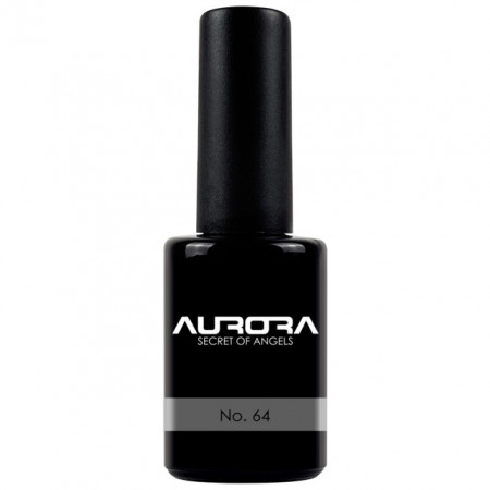 Oja Semipermanenta Aurora Culoare Gri &#039;Iron&#039; No 64 Cantitate 11 ml
