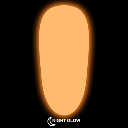 Oja Semipermanenta Glow in Dark Gama Essaco® Luminous Glue Orange No. 04