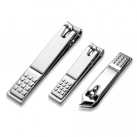 Set 3 Unghiere Mare Medie si Oblica pentru Manichiura Pedichiura