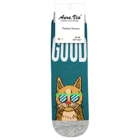 Sosete Vesele Dama Model 'Good Times' Kitty Disco